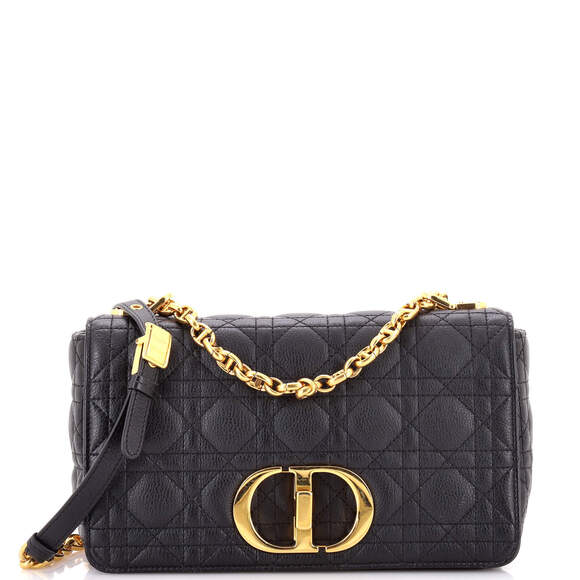 Christian Dior Handbags - Christian Dior New Medium Caro Bag Cannage Quilt Calfskin